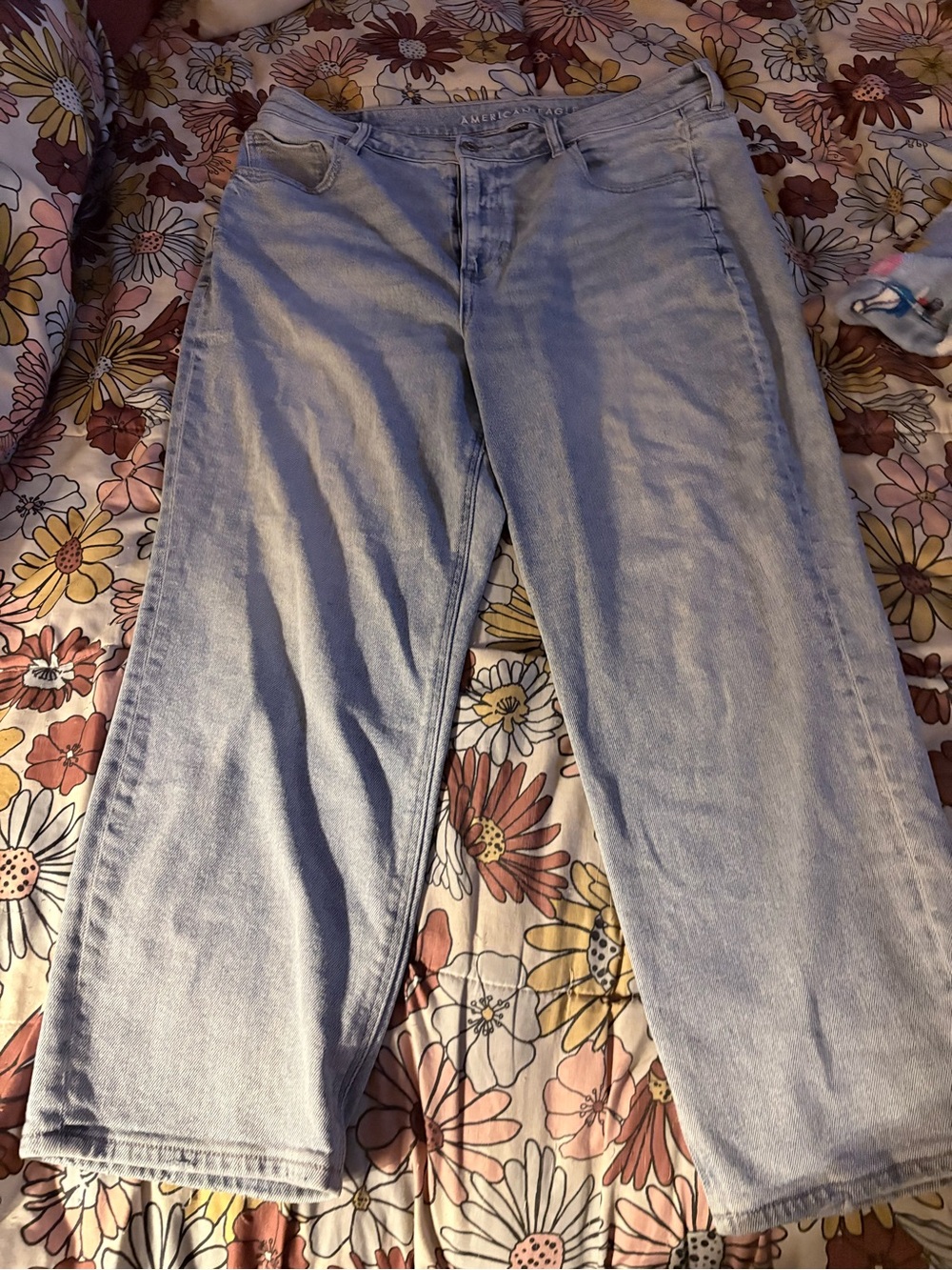 American Eagle Outfitters Light Blue High Rise Jeans